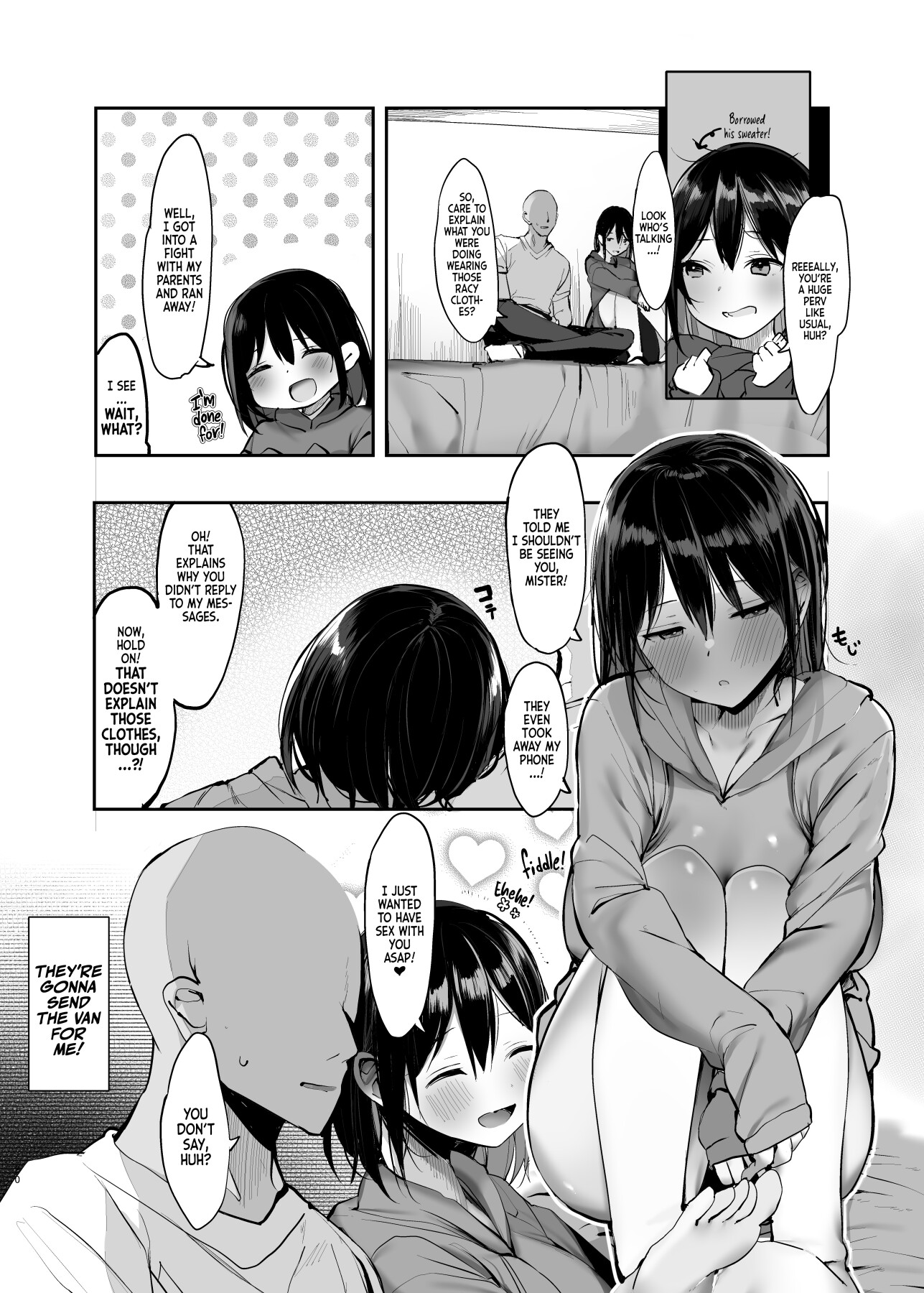 Hentai Manga Comic-Can I Stay Over, Mister?-Read-21